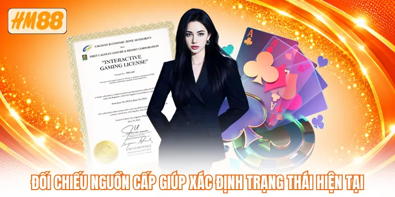 Đối chiếu nguồn cấp giúp xác định trạng thái hiện tại