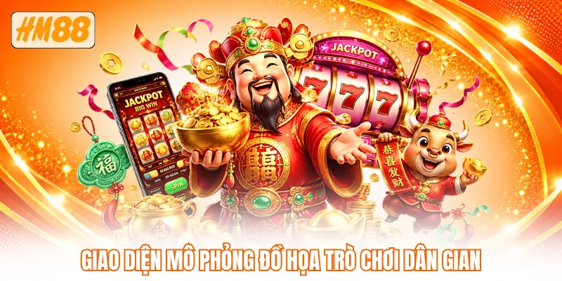 Giao diện mô phỏng đồ họa trò chơi dân gian Giao diện mô phỏng đồ họa trò chơi dân gian